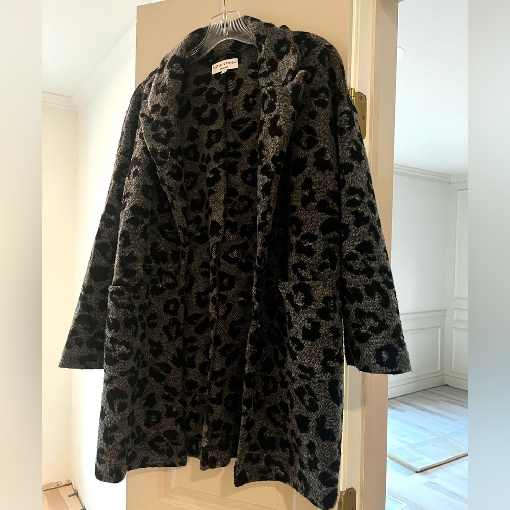 Madewell x Texture & Thread Blazer Coat in Jungle Cat | S - Picture 5 of 5